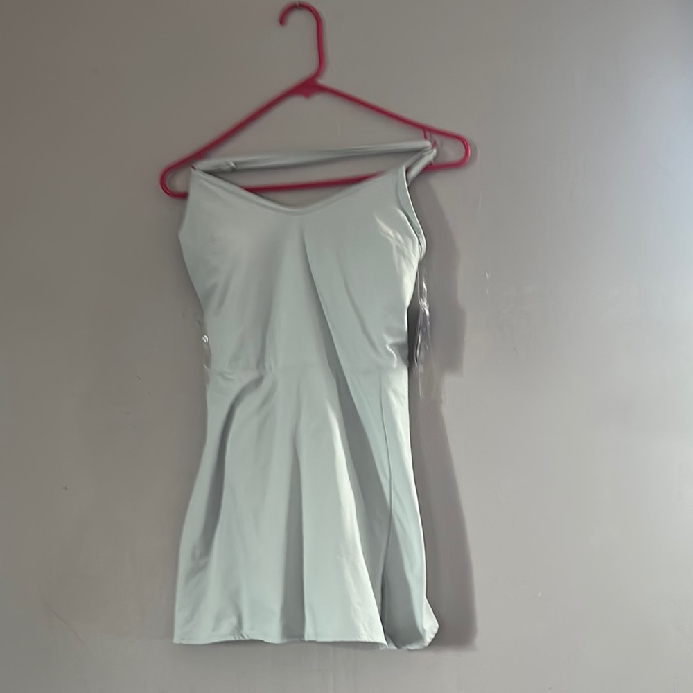Elegant white dress  built in shorts